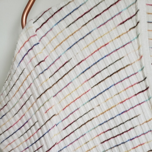 Anthropologie, Maeve Leila Wrap Striped Rib Top XL - Picture 6 of 6